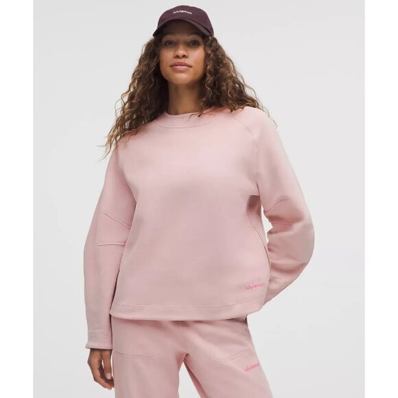 Lululemon Loungeful Relaxed Crew Sweatshirt Mink Berry Womens Size XL - Picture 1 of 2